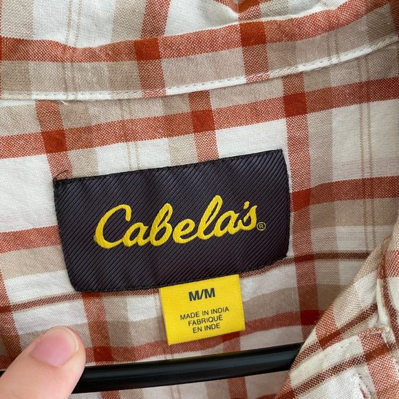 Plaid Cabela's Button Up Shirt - Picture 5 of 6